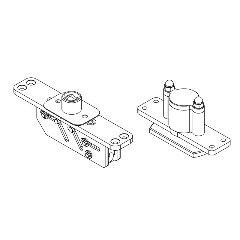 HL-TD01 500kg Heavy-Duty Pivot Hinge for High & Heavy Wooden Doors/Metal Doors