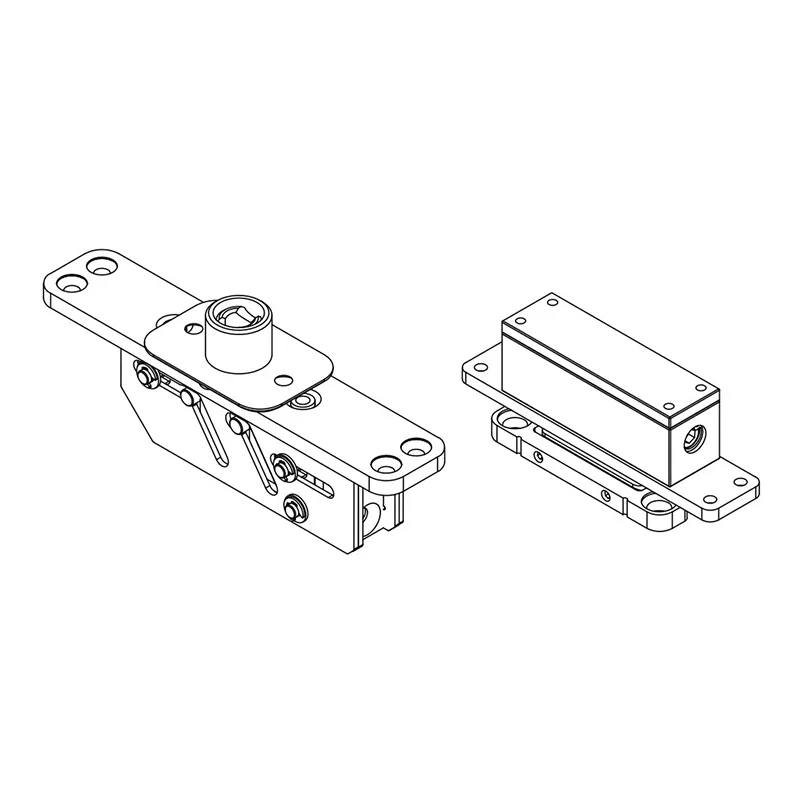 HL-TD02 Heavy-Duty Pivot Hinge 60-500kg Custom Sizes Smooth 360&deg; Rotation