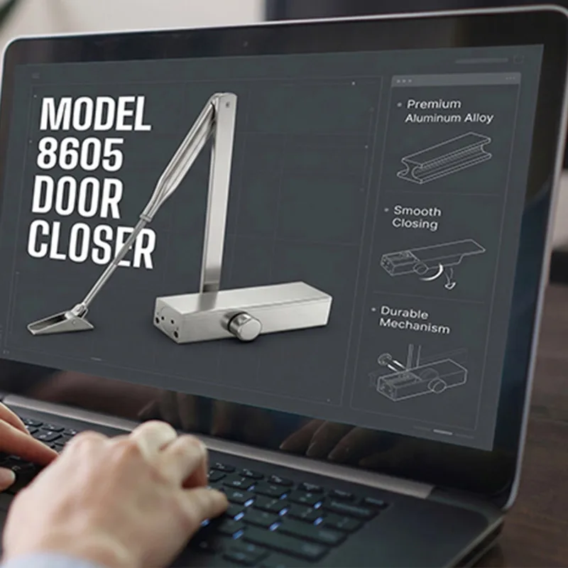 Heavy Duty Door Closer for Commercial Steel Doors | 25-150kg Capacity | Long Lifespan