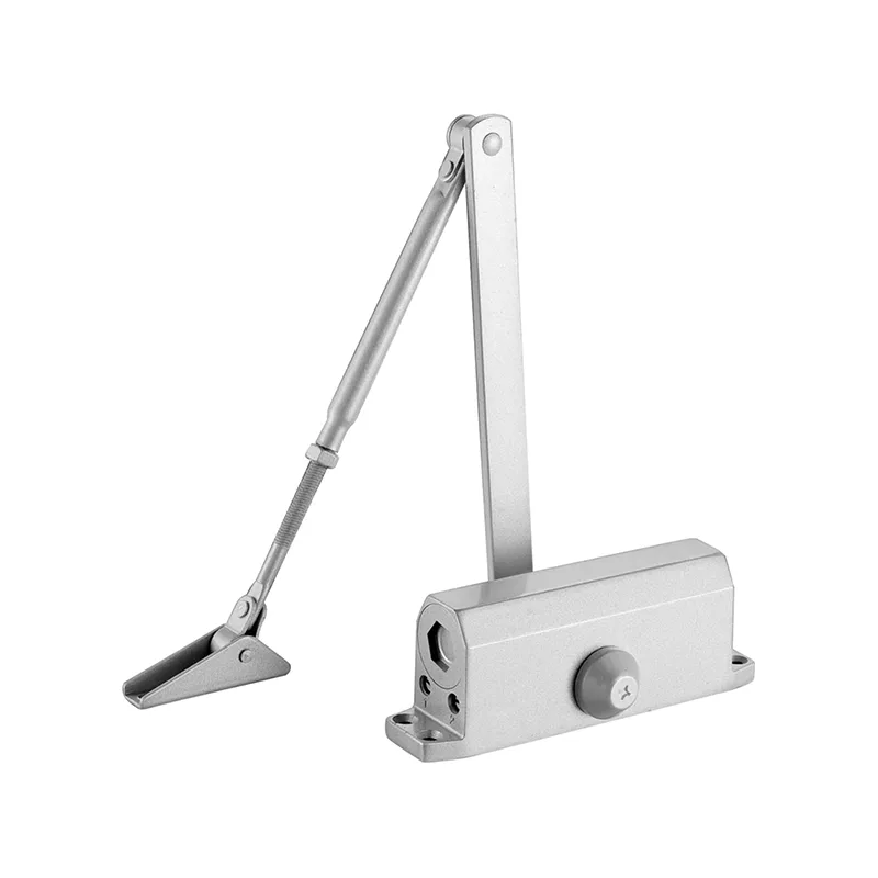Universal Door Closer for Home and Commercial Use, Adjustable Speed, Hydraulic Buffer Anti-Pinch & Built-in Position