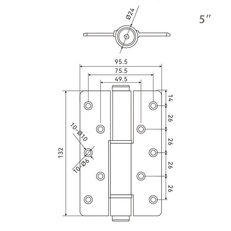 HL-5C003 Hydraulic Soft Close Door Hinge | 90&deg; Hold Open Silent Hinge Bulk OEM For US Market