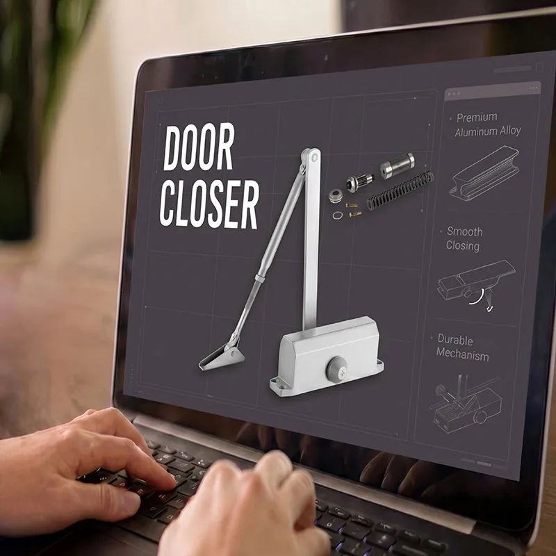 Light Duty Door Closer for Interior Doors | 15-45kg Capacity | Perfect for Bedrooms