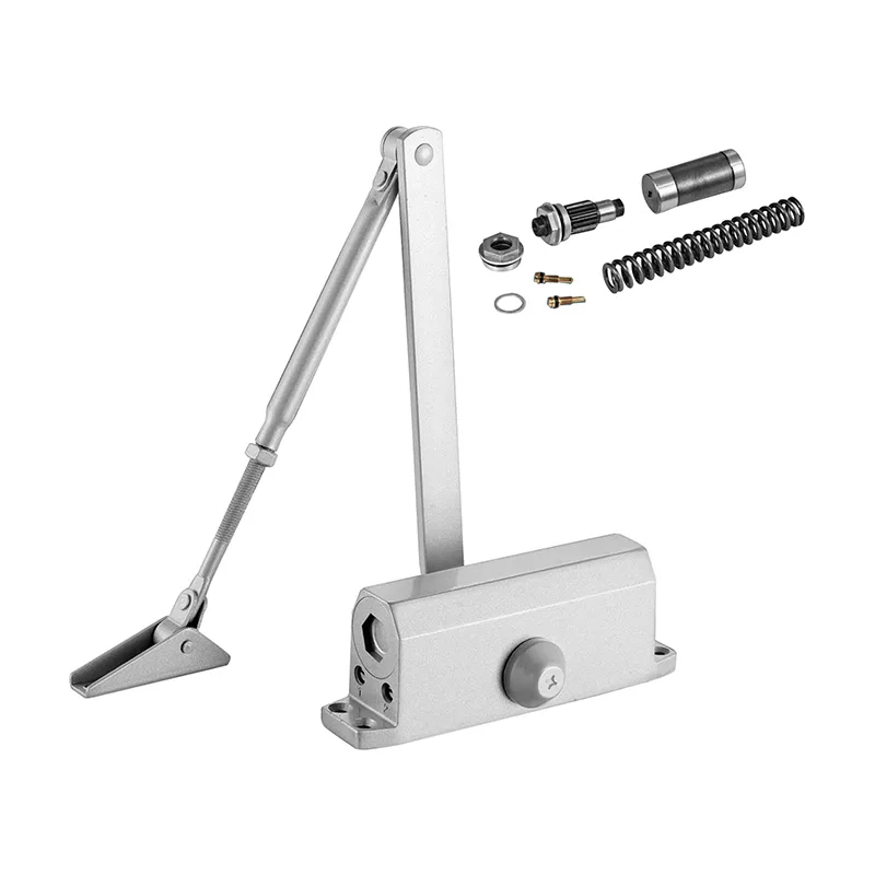 Hydraulic Door Closer with Back Check Function | Prevents Door Slamming | Safe for Kids