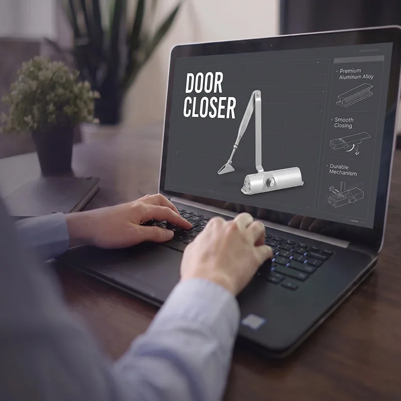 Surface-Mounted Door Closer for Aluminum Doors | Weather Resistant | Corrosion Proof