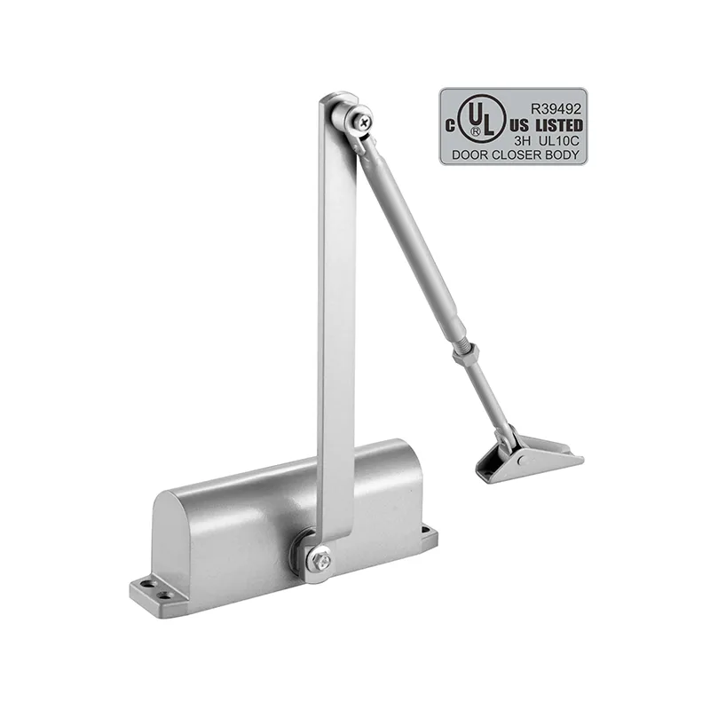 UL listed fire door closer with hold open function | 60-85kg Capacity | Silent Soft Closing