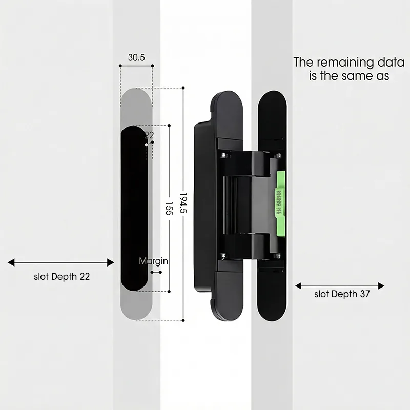 HL-YY03 Adjustable Hydraulic Concealed Hinge | Soft Close | Factory Wholesale