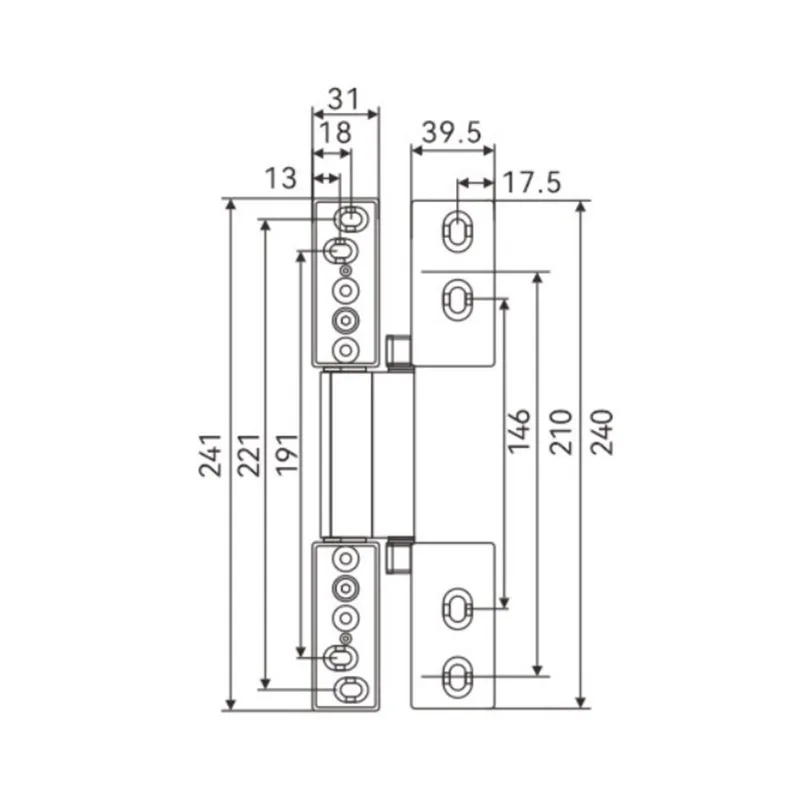 HL-1325 Heavy Duty Hidden Hinge With Adjustable Function | Wholesale & Bulk Order