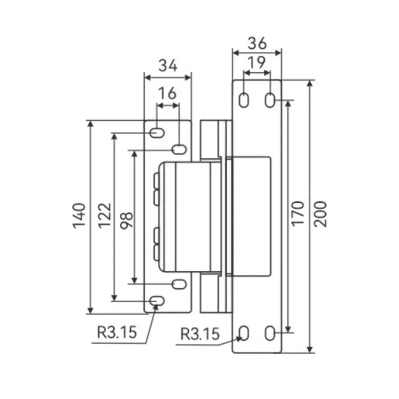 HL-1340 Adjustable Concealed Hinge | Rustproof Stainless Steel | Factory Direct Supply